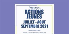 Programme Actions Jeunes CISPD - Eté 2021