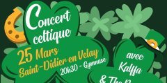 Concert celtique 25 mars